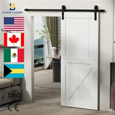 Puerta de granero para baños